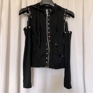 Lip Service Detachable Sleeve Hoodie